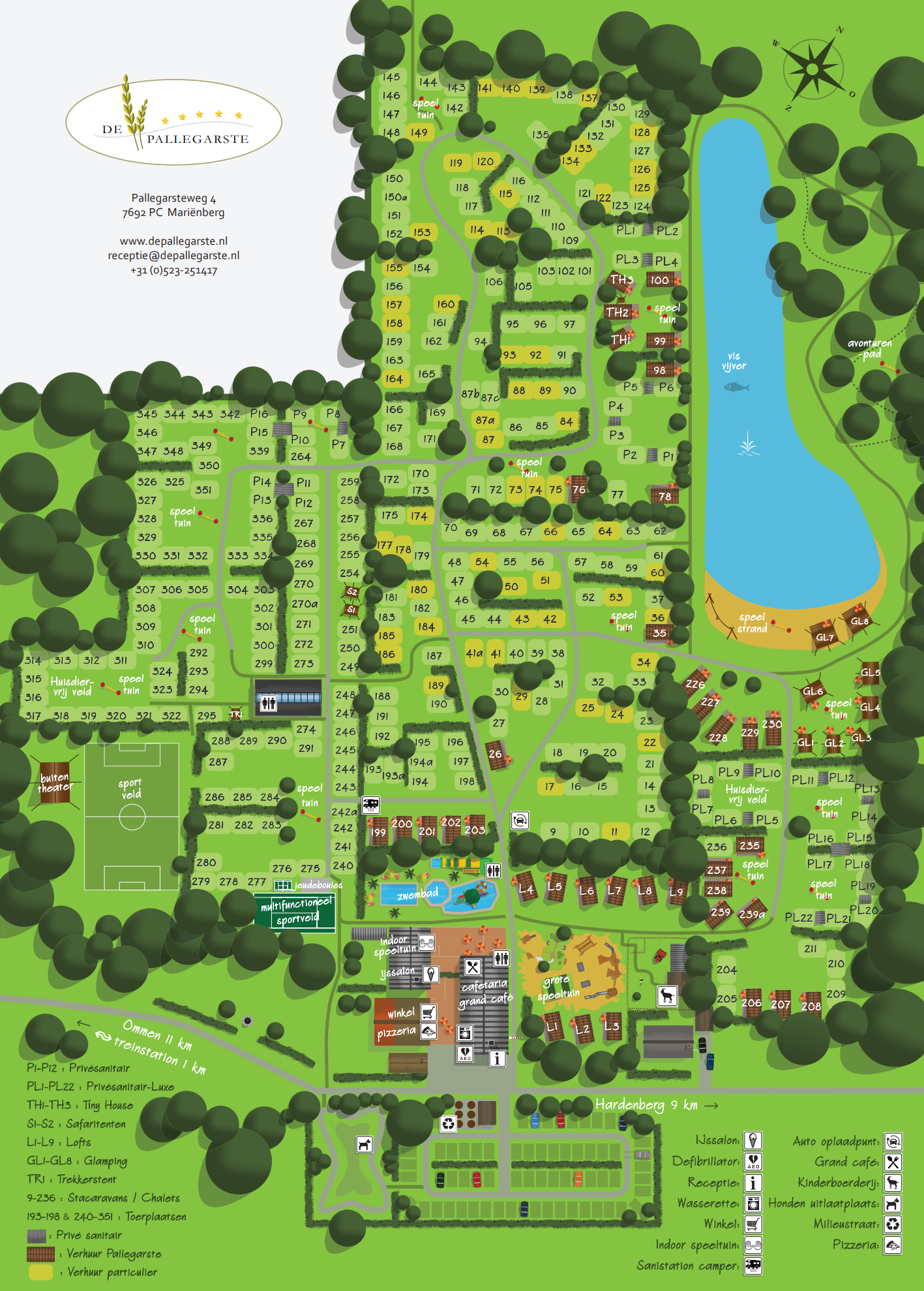 Plattegrond Pallegarste