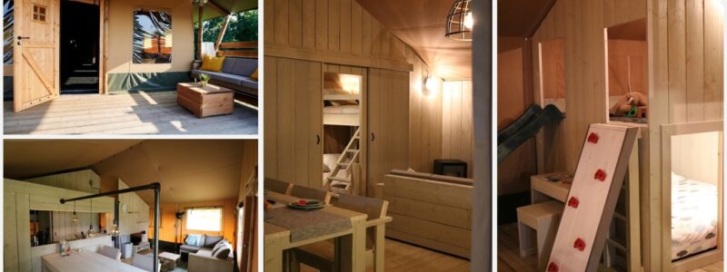 Interieur glamping lodges